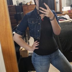 Cute jean vest jacket